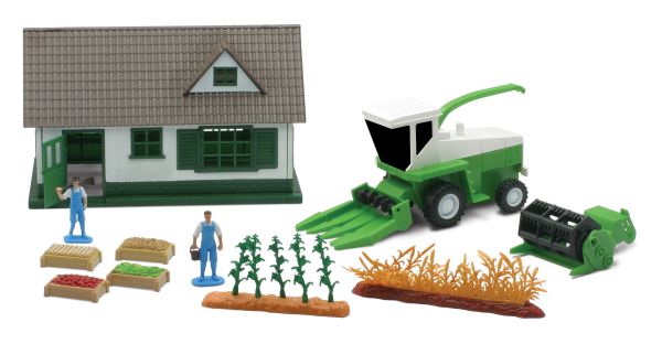 NEW05885A - House With Forage Harvester and Characters - 1