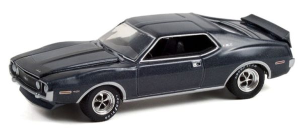 GREEN13310-A - AMC Javelin AMX 1971 grey from the GLMUSCLE series in blister pack - 1