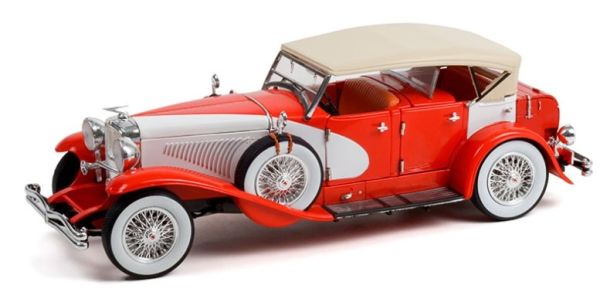 GREEN13627 - DUESENBERG II SJ 1934 Red and White - 1