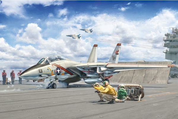 ITA1414 - Build and paint F-14A Tomcat fighter jet - 1