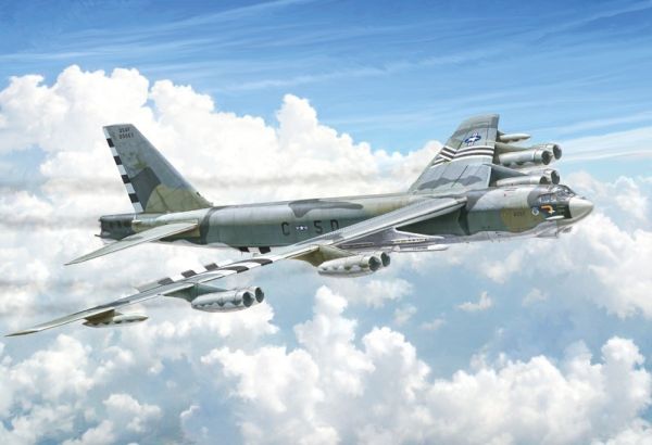 ITA1442 - B-52H Stratofortress plane to assemble and paint - 1