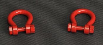 YCC638-1 - Set of 2 Shackles 500 Tons Red - 1