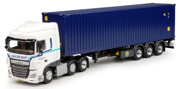 TEK67389 - DAF XF 106 Euro 6 SC 3 Axles With container carrier and 40 Feet container VAN DER MOST - 1