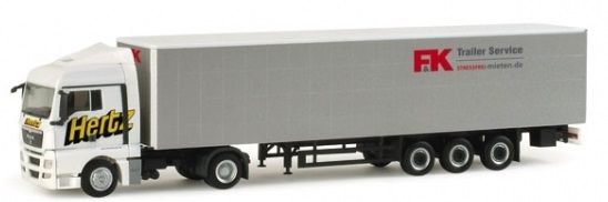 HER155489 - MAN TGX XLX 4x2 with 3-axle trailer HERTZ / F & K - 1