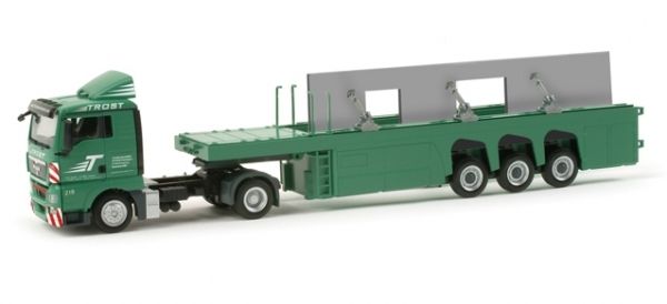 HER156332 - MAN TGX XL 4x2 with glass transport trailer 3 axles TROST - 1