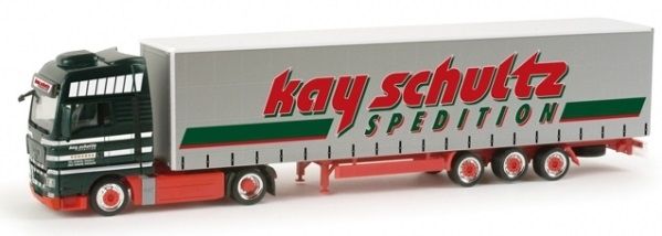 HER156493 - MAN TGX XXL 4x2 with 3 axles curtainsider trailer KAY SCHULTZ - 1