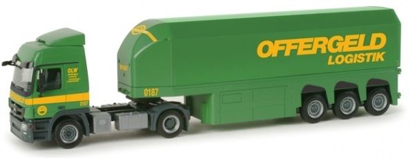 HER156554 - MERCEDES Actros L 08 4x2 with glass transport trailer 3 axles OFFERGELD - 1
