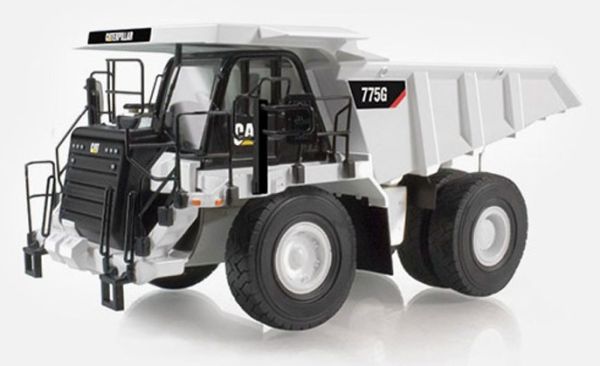 TON30002/02 - Dumper truck CATERPILLAR 775G white - 1