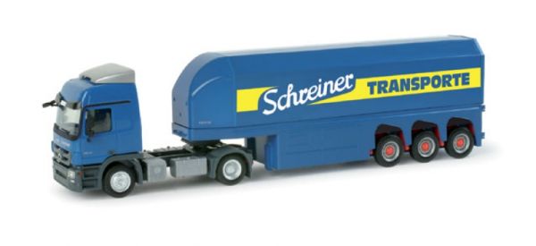HER157179 - MERCEDES Actros L08 with SCHREINER 3-axle trailer - 1
