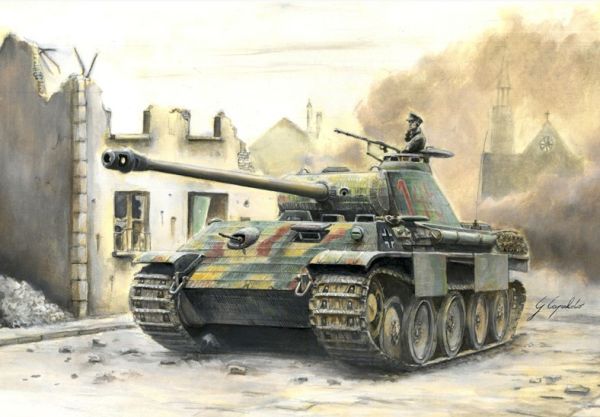 ITA15752 - Tank Sd.Kfz.171 Panther Ausf.A to assemble and paint - 1