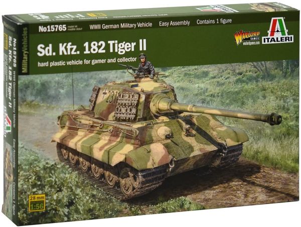ITA15765 - Tank with driver King Tiger to assemble and paint - 1