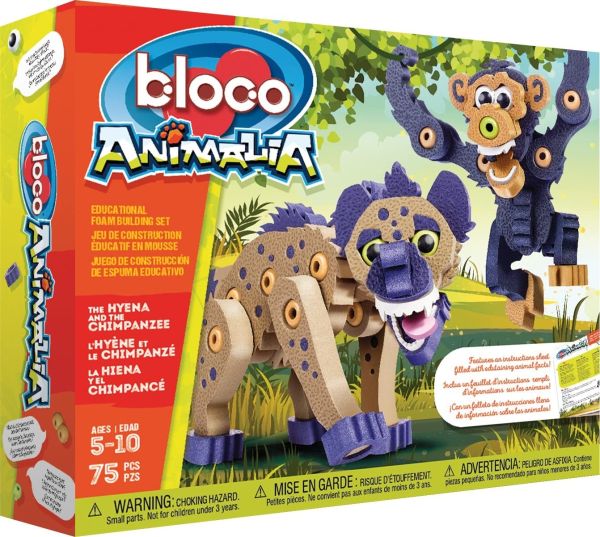 BLOC16001 - Animalia - The Hyena and the Chimpanzee 114 pieces - 1