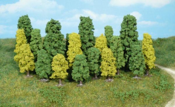 HEK1318 - Set of 20 trees with leaves 4-8 cm - 1