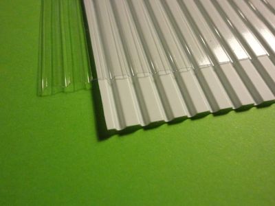 MCD-051-A - Medium White Ribbed Sheet 27x42cm - 1
