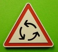 MCD-016 - Roundabout sign - Kit - Post not included - 1