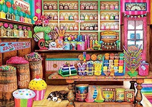 EDU17104 - Jigsaw Puzzle 1000 Pieces candy store - 1