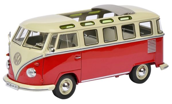 SCH8990 - VW T1 Bus Red and White - 1