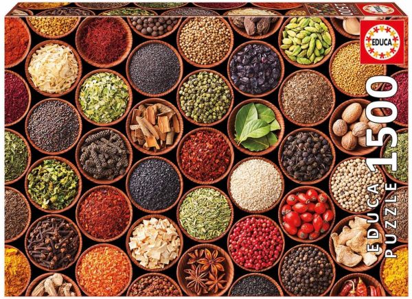 EDU17666 - Puzzle 1500 pieces spices and condiments - 1