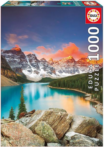 EDU17739 - Jigsaw Puzzle 1000 Pieces Moraine Lake Canada - 1