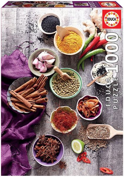 EDU17974 - Puzzle 1000 Pieces Assortment of spices - 1