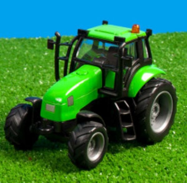 KID510654C - Green Deutz Friction Tractor with Sound and Light - 1