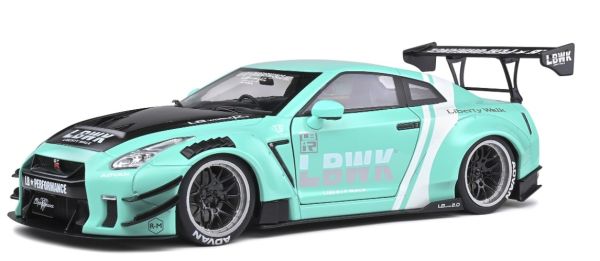 SOL1805804 - NISSAN GTR 35 LB WORK Type 2 mint green - 1