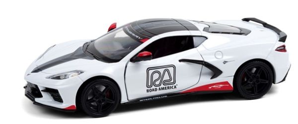 GREEN18259 - CHEVROLET Corvette C8 Stingray white 2020 road America - 1