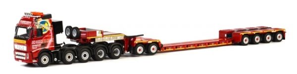 WSI01-1257 - VOLVO FH2 10x4 with Nooteboom 2+4 Heavy Equipment Carrier JAN COESENS - 1