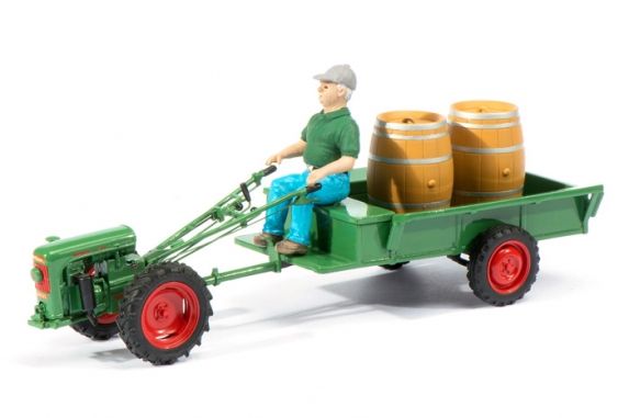 SCH8952 - Rototiller HOLDER with driver and trailer - 1