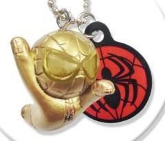 T8865G - MARVEL Figure Keychain - SPIDER-MAN GOLD - 1