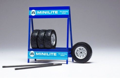 IXO18SET001W - Rack with 4 MINI LITE tires - 1