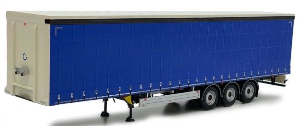 MAR1902-01-11 - Blue PACTON 3 Axles Curtainsider Trailer - 1