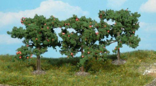 HEK1160 - Set of 3 apple trees 8cm - 1