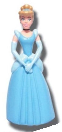 T8819B - DISNEY Princess figurine with a key ring - Cinderella - 1