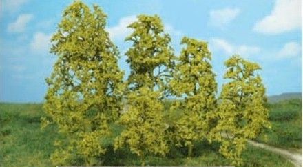 HEK1640 - 12 light green natural trees - 1