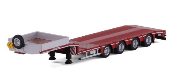 CAV20-1348 - FAYMONVILLE Max100 4-axle extendable trailer, red - 1