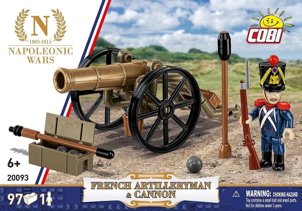 COB20093 - French Artilleryman with Cannon - 97 pieces - 1