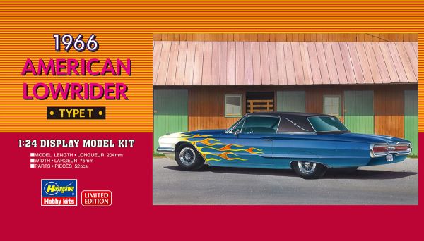 HAW20379 - American Lowrider Type T 1966 to be assembled and painted - 1