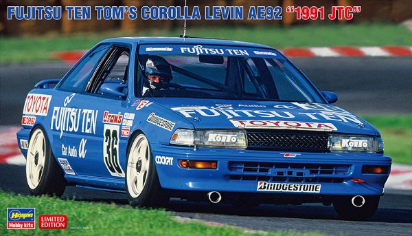 HAW20492 - TOYOTA Corolla Levin AE92 - Fujitsu Ten Tom's - JTC 1991 to be assembled and painted - 1