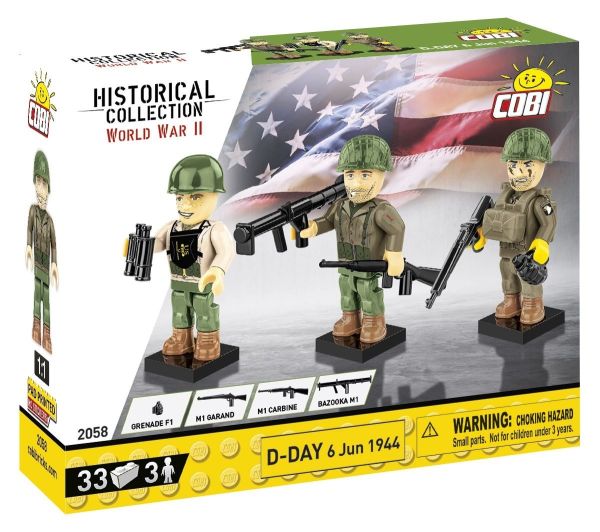 COB2058 - D-DAY Soldiers, June 6, 1944 - 33 Pieces - 1