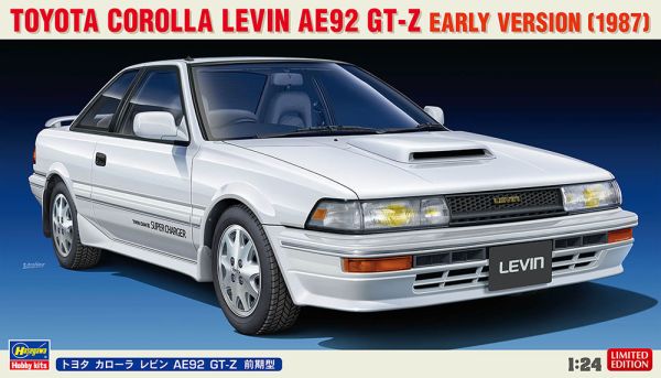 HAW20596 - TOYOTA Corolla Levin AE92 GT-Z white to be assembled and painted - 1
