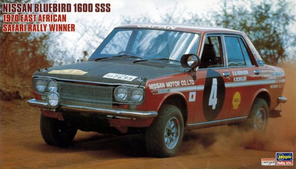 HAW21266 - NISSAN Bluebird 1600SSS - Winner Safari Rally 1970 to assemble and paint - 1