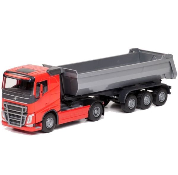 EMEK22355 - VOLVO FH16 4x2 red with 3-axle bucket - 1