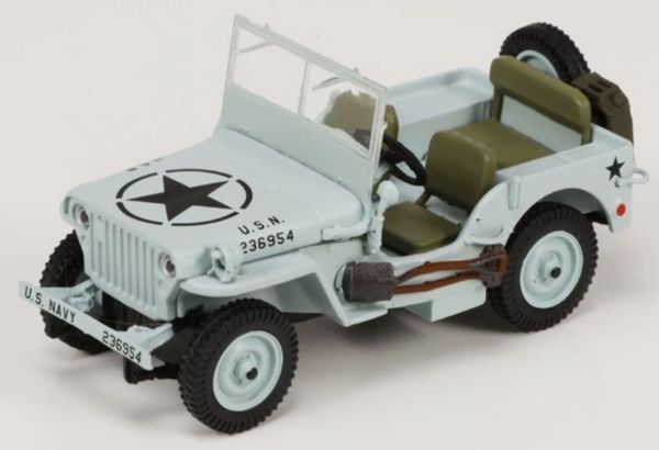 MCITY24217 - Blue U.S. NAVY Willys Jeep - 1