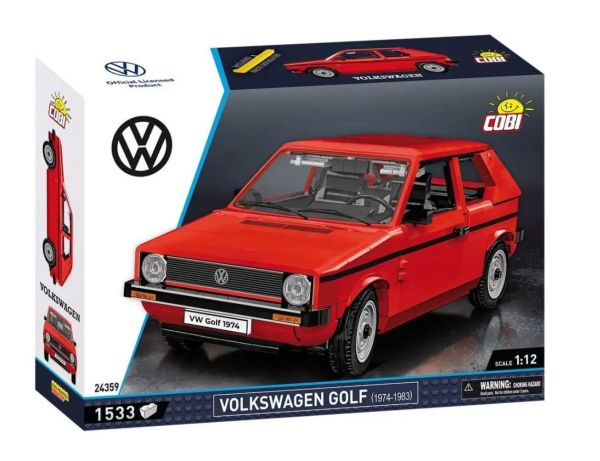COB24359 - VOLKSWAGEN Golf Red 1974-1983 - 1533 Pieces - 1