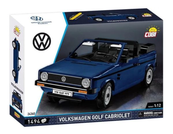 COB24360 - VOLKSWAGEN Golf I Convertible 1979 Blue - 1494 Pieces - 1
