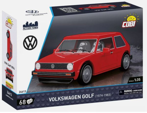 COB24613 - VOLKSWAGEN Golf red 1974-1983 - 68 pieces - 1