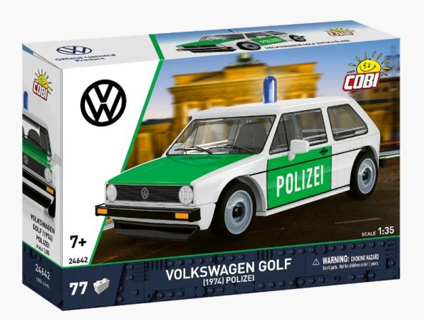 COB24642 - VOLKSWAGEN Golf 1974 - Police - 77 pieces - 1