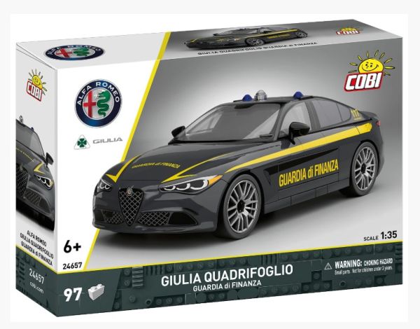 COB24657 - ALFA ROMEO Giulia Quadrifoglio - Guardia di Finanza - 97 pieces - 1