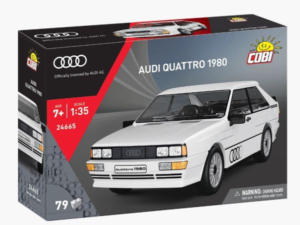 COB24665 - AUDI Quattro 1980 (white) - 79 pieces - 1